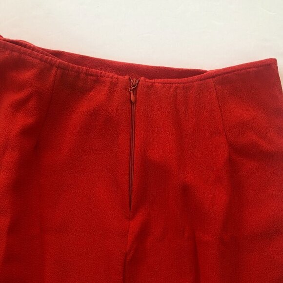 Show Me Your MuMu Red W/Tassels Faux Wrap Skirt/Coverup Medium - Picture 8 of 11